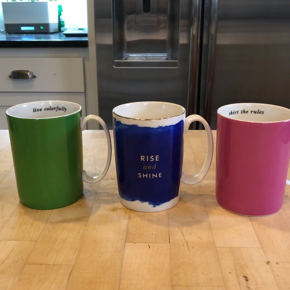 Kate Spade x Lenox Bundle (3) Coffee Mugs